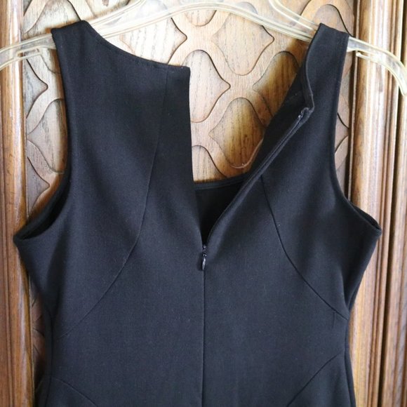 Ann Taylor LOFT Black Fit and Flare Ponte Dress - Style 332411 - Picture 10 of 16